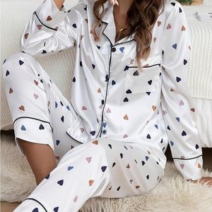 Women’s Soft Satin - 2 Piece Pajamas /Loungewear